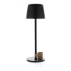 Zenic RCS recycled plastic USB re-chargable table lamp black | No Branding | not available | not available
