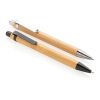 Bamboo pen brown-silver | No Branding | not available | not available
