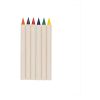 Micki GRS infinity 6pc colouring pencil set white | No Branding