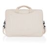 Laluka AWARE™ recycled cotton 15.4 inch laptop bag white | No Branding | not available | not available | not available