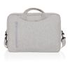 Laluka AWARE™ recycled cotton 15.4 inch laptop bag grey | No Branding | not available | not available | not available