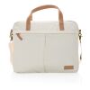 Impact AWARE™ 16 oz. recycled canvas laptop bag white | No Branding | not available | not available | not available