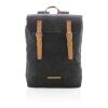 Canvas laptop backpack PVC free black | No Branding | not available | not available | not available
