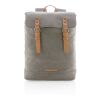Canvas laptop backpack PVC free grey | No Branding | not available | not available | not available