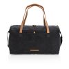 Canvas travel/weekend bag PVC free black | No Branding | not available | not available | not available