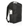 Impact AWARE™ RPET lightweight rolltop backpack black | No Branding | not available | not available | not available