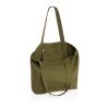 Impact Aware™ 240 gsm rcanvas shopper w/pocket undyed green | No Branding | not available | not available | not available