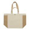 BEAU AWARE™ 400gsm recycled canvas all-round shopper white