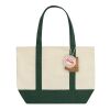 SHOP LOCAL AWARE™ recycled cotton 350gsm Tote bag green