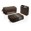 KENTO URBAN RCS recycled nylon packing cube set brown