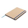 A5 recycled kraft notebook blue | No Branding | not available | not available