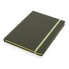 GRS certified RPET A5 notebook green-green | No Branding | not available | not available