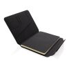 Teri AWARE™ RPET and walnut A5 portfolio black | No Branding | not available | not available