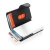Standard aluminium RFID cardholder with PU wallet black | No Branding | not available | not available