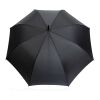 27" Impact AWARE™ RPET 190T auto open bamboo umbrella black | No Branding | not available | not available