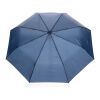 Yara 21" AWARE™ RPET solid colour umbrella with carabiner navy | No Branding | not available | not available