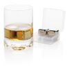 Re-usable stainless steel ice cubes 4pc silver | No Branding | not available | not available