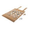 Britton cork foldable backgammon and checkers game set brown | No Branding | not available | not available