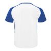 Bugatti short sleeve unisex sports t-shirt Standard | White-Royal blue | roly- | No Branding | not available | not available | not available