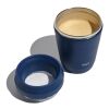 Topl Recycled Steel To Go Tumbler Patented 360 Lid 235ml navy | No Branding | not available | not available