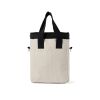 VINGA Volonne AWARE™ recycled canvas cooler tote bag off white-black | No Branding | not available | not available