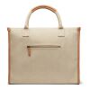 VINGA Bosler RCS recycled canvas tote brown | No Branding | not available | not available