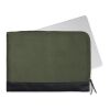 VINGA Marlow RCS recycled polyester 14" laptop sleeve green-black | No Branding | not available | not available