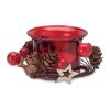Red Christmas candle holder red | No Branding | not available | not available | not available