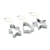 Cookie cutter ornamental set matt silver | No Branding | not available | not available | not available