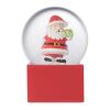 Small snow ball glass ornament red | No Branding | not available | not available | not available