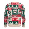 Christmas knitted sweater L-XL beige