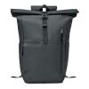 300D RPET rolltop backpack black | No Branding | not available | not available | not available