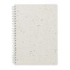 A5 seed paper cover notebook with Twin-wire white | No Branding | not available | not available