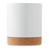Ceramic cork mug 280 ml white | No Branding | not available | not available