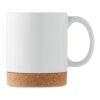 Ceramic cork mug white | No Branding | not available | not available