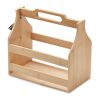 6 beer crate in bamboo wood | No Branding | not available | not available