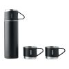 Double wall bottle and cup set black | No Branding | not available | not available | not available