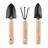 3 garden tools  in RPET pouch black | No Branding | not available | not available | not available