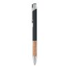 Push button cork & aluminium pen black | No Branding | not available | not available