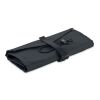 210RPET travel cable organizer black | No Branding | not available | not available | not available