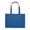 Gusset non-woven shopping bag royal blue | No Branding | not available | not available | not available