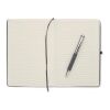 Recycled leather notebook set black | No Branding | not available | not available | not available