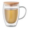 Tall double wall borosilicate mug transparent | No Branding | not available | not available | not available