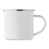 Vintage enamel layered mug 200ml white | No Branding | not available | not available | not available