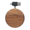 Wireless charger in acacia 15W wood | No Branding | not available | not available