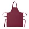 Organic cotton apron 240 gr/m² Burgundy | No Branding | not available | not available | not available