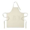 Organic cotton apron 240 gr/m² Off White | No Branding | not available | not available | not available