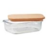 Glass lunch box with cork lid transparent | No Branding | not available | not available | not available