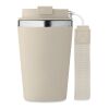 Double wall tumbler 350 ml beige | No Branding | not available | not available | not available