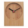 Bamboo table clock wood | No Branding | not available | not available | not available
